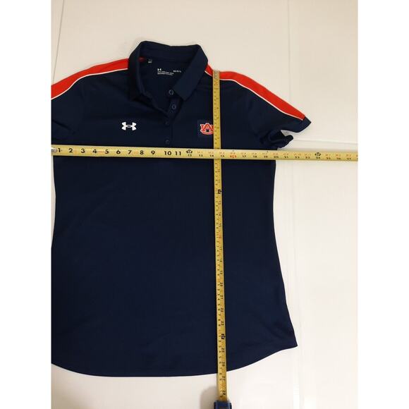 Set of 2 Under Armour Polo Shirt Navy Blue Auburn Tigers SEC Football Sz Large - Picture 12 of 12